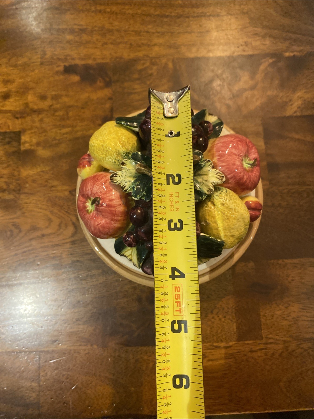 Small Trinket Bowl Weave Style Bottom With Fruit Lid ~ Japan