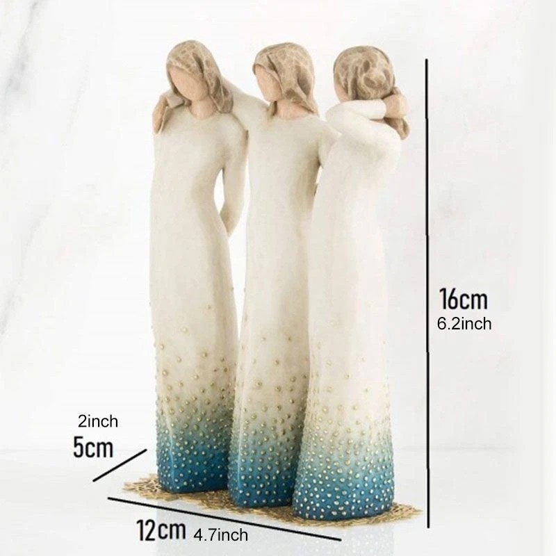 Willow Tree By my side 3Sister by My Side Sculpture Sculpted Hand-Painted Figure