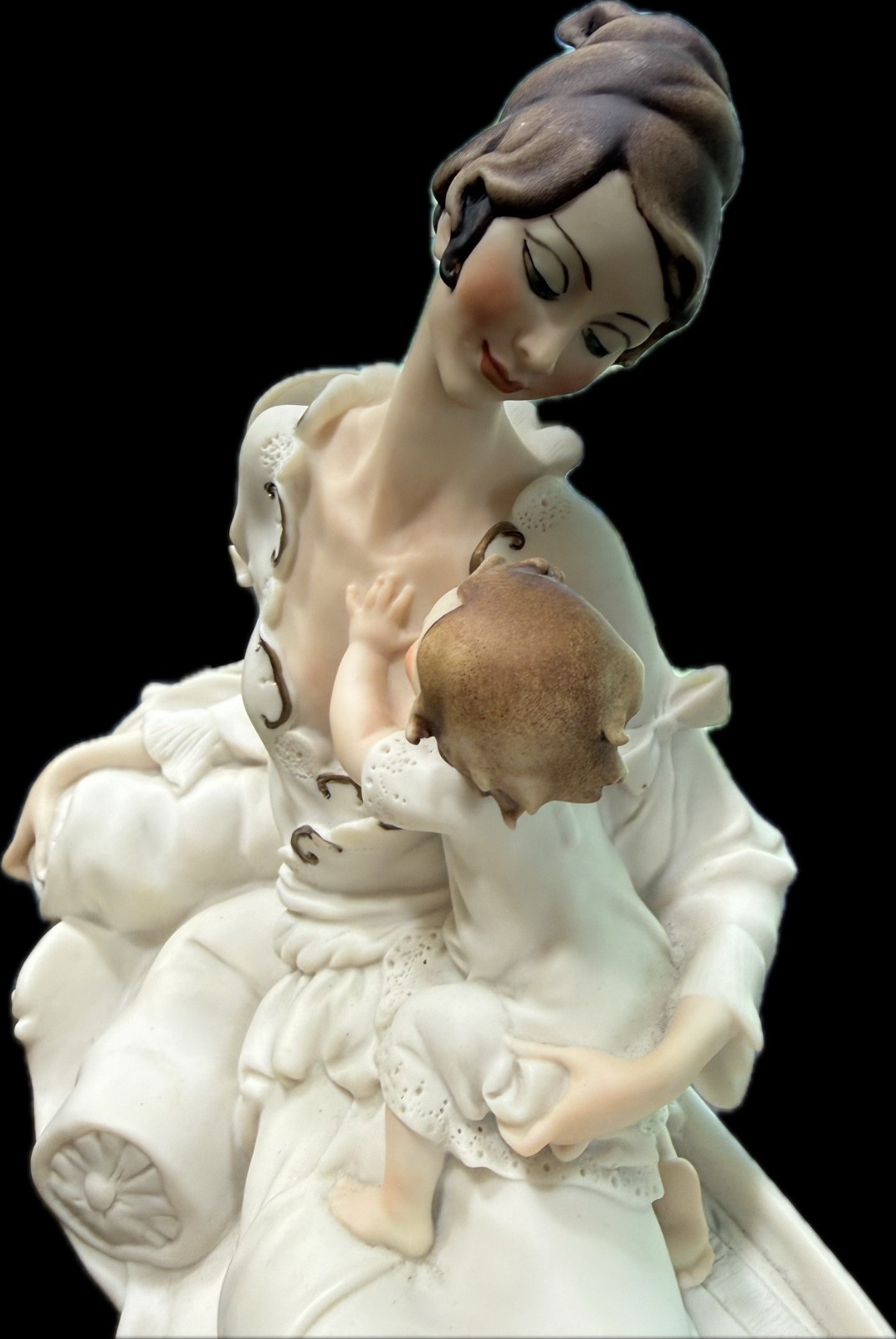 G. Armani 1987 Florence, Italy Figurine Mother & Baby Child 15.5″ x 10″ 7.6 Lbs.