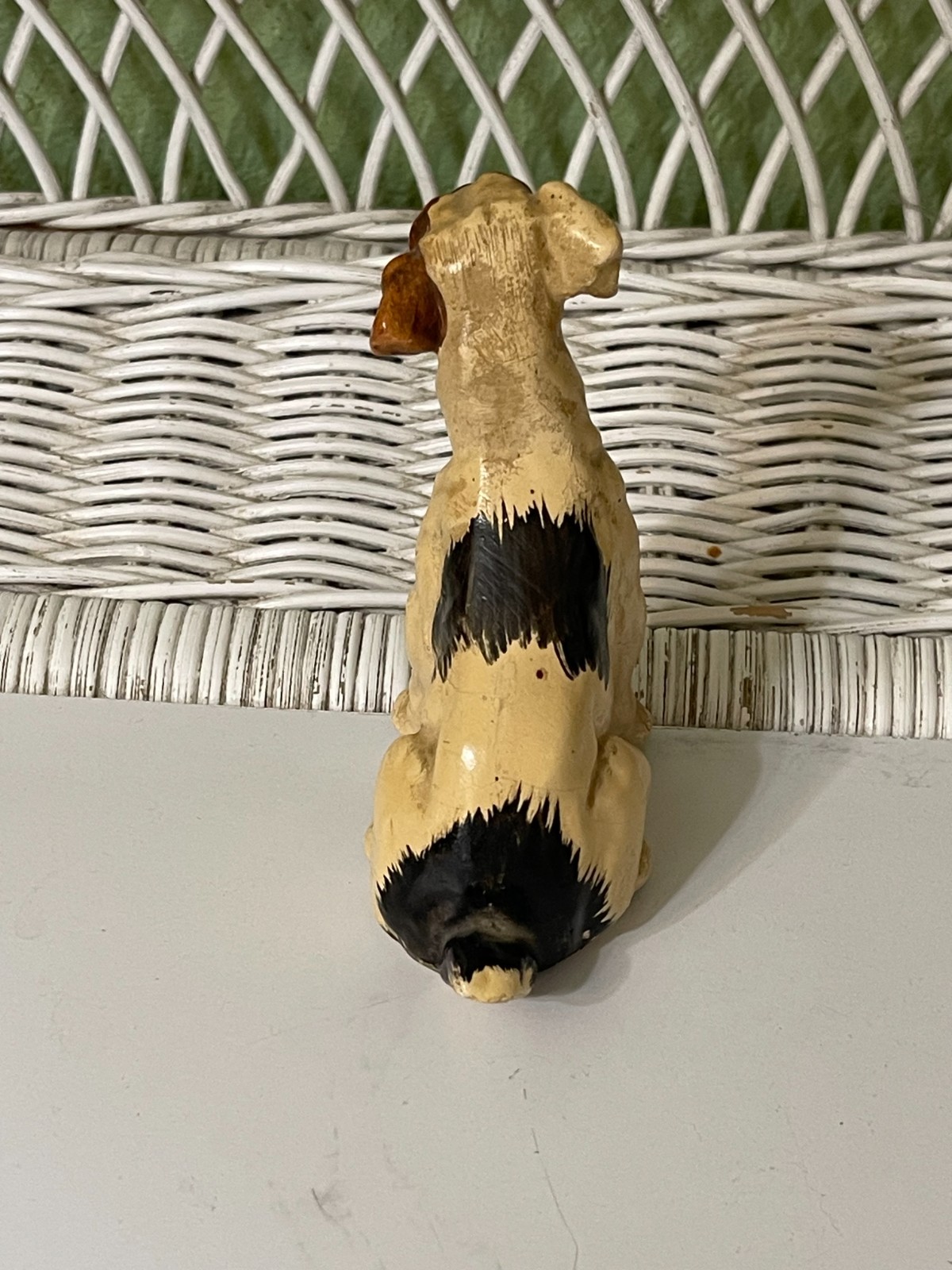 Vintage 4″ RCA Nipper Dog Figurine – Plaster Mascot – His Master’s Voice