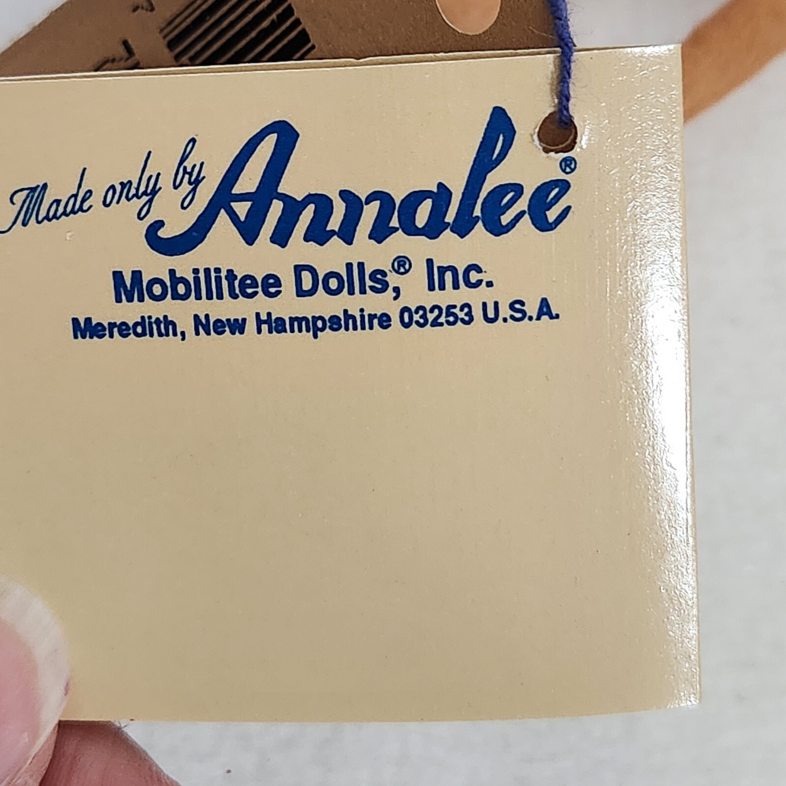 Annalee Mobilitee Dolls Vintage 1997 Tuckered Girl Mouse 7″ Wired Doll # 7749