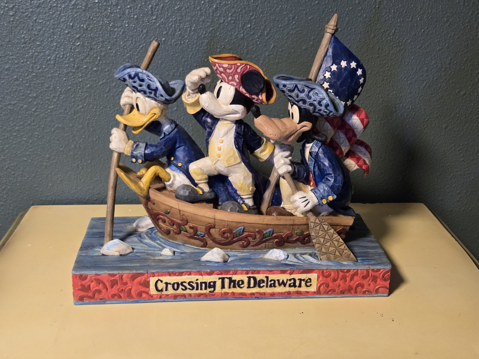 Jim Shore Disney Traditions Mickey Mouse Donald Duck Goofy “Unstoppable Heroes”