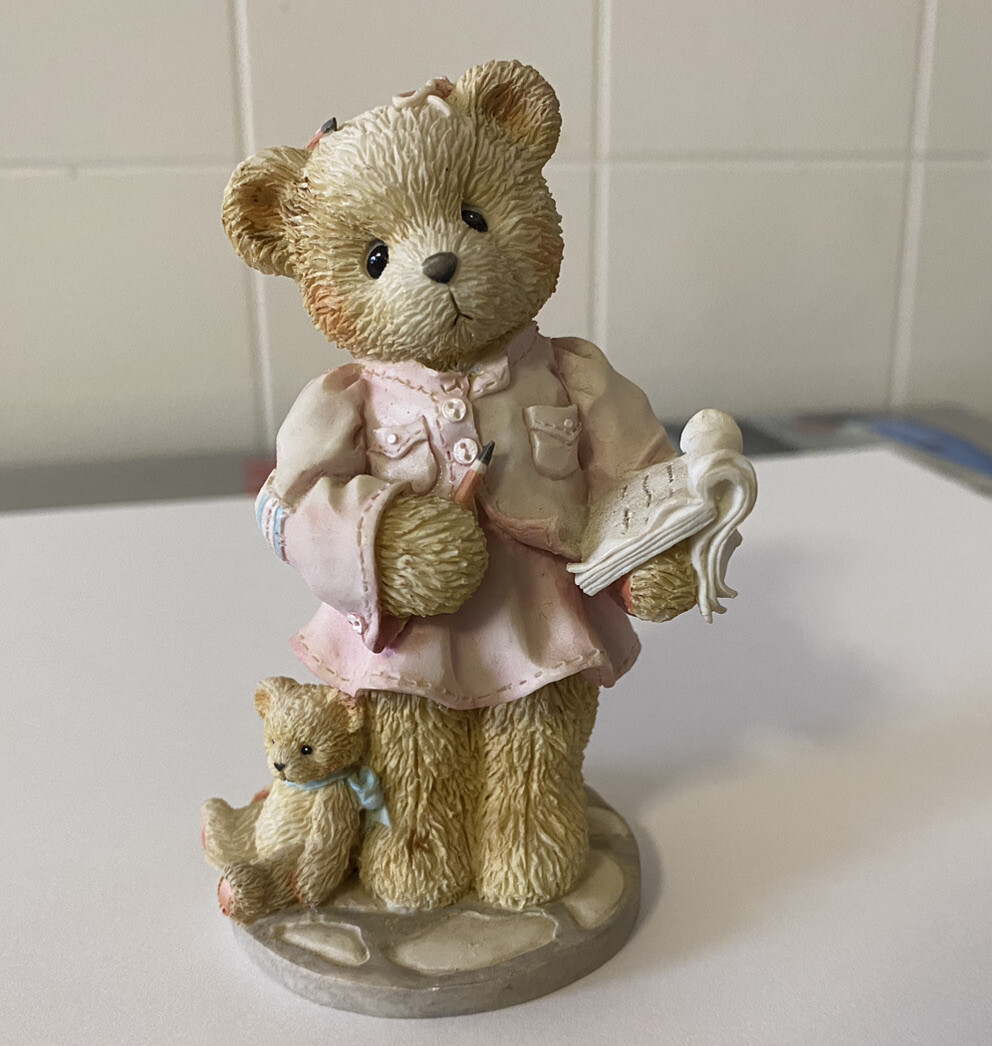 Hilary Hugabear 1995 Members Cherished Teddies 3.75” P. Hillman Figurine In Box