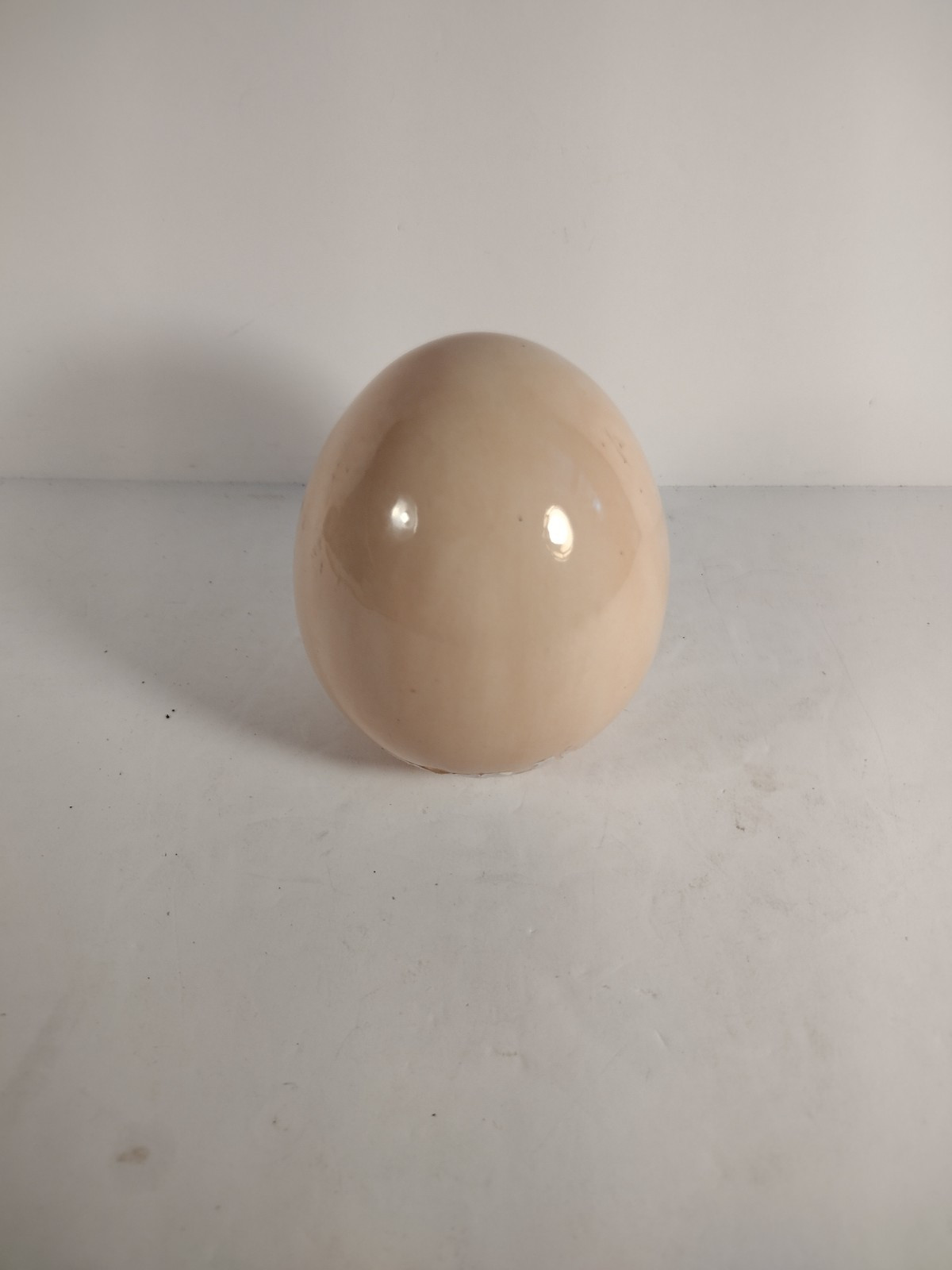 Vintage Victorian Age Ceramic Hand-painted Egg 3 Oz 3″High X2.5″W.