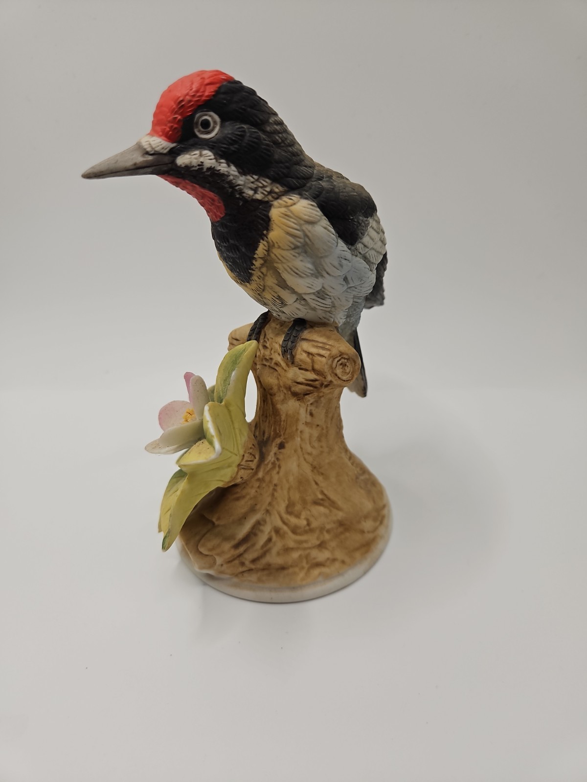 Andrea By Sadek Downy Woodpecker 9386 Porcelain 5.5 Inches Vintage 80s