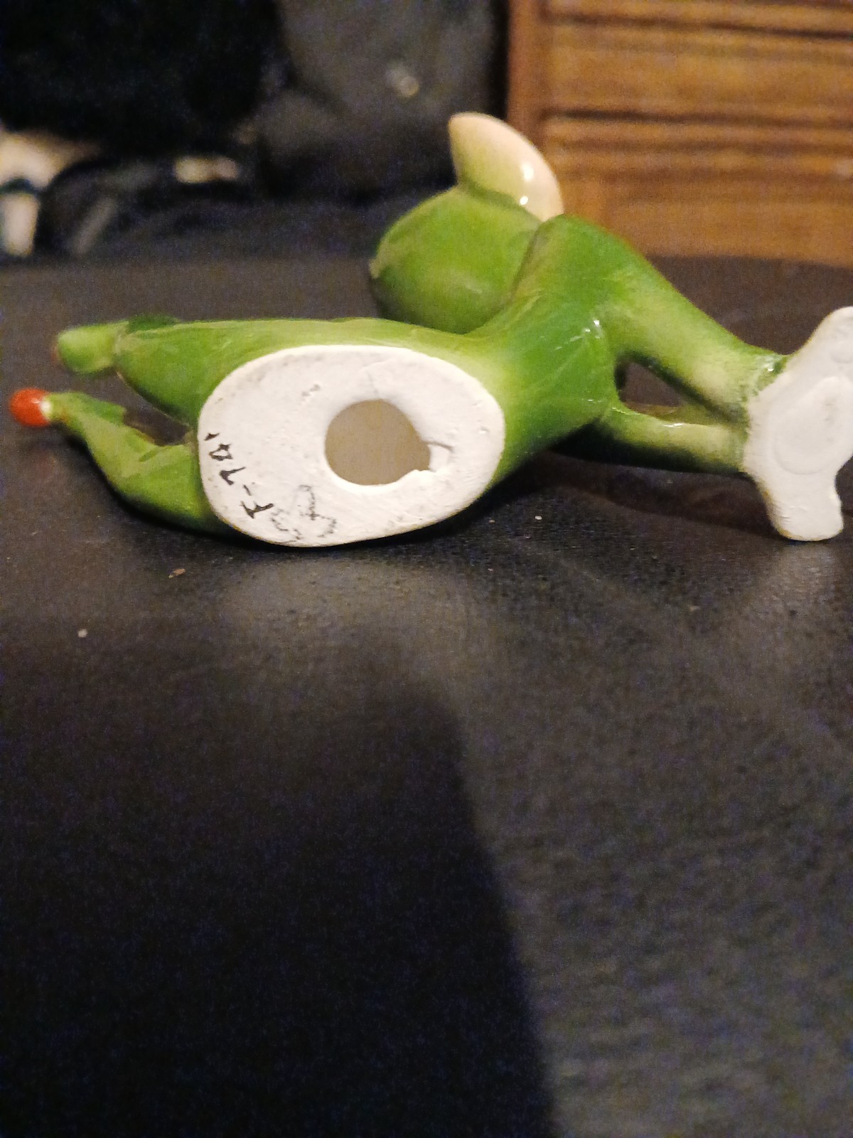 vintage josef originals figurine Pixie Elf W/ Lady Bug