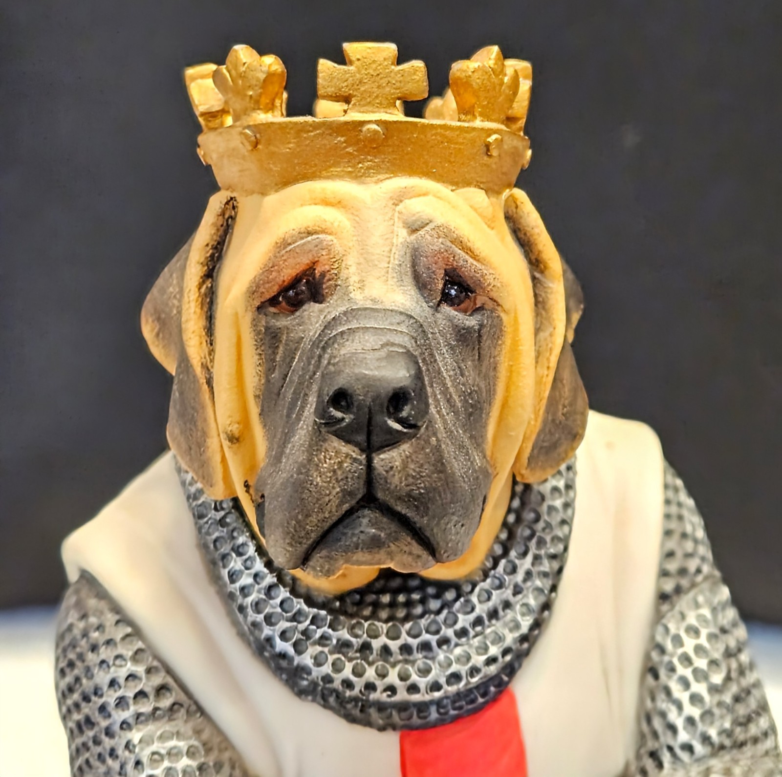 Rare Harrop CC112 Richard Lionheart Mastiff Doggie People Retired HandPainted UK