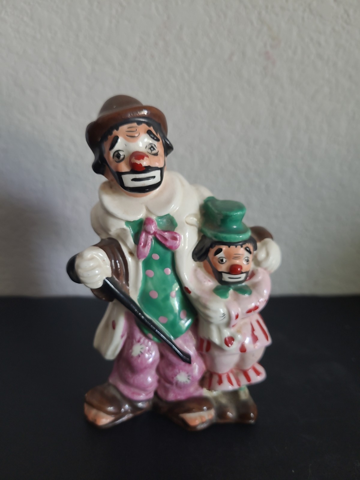 Vintage 1956 Yona Original Sad Clown Figurines