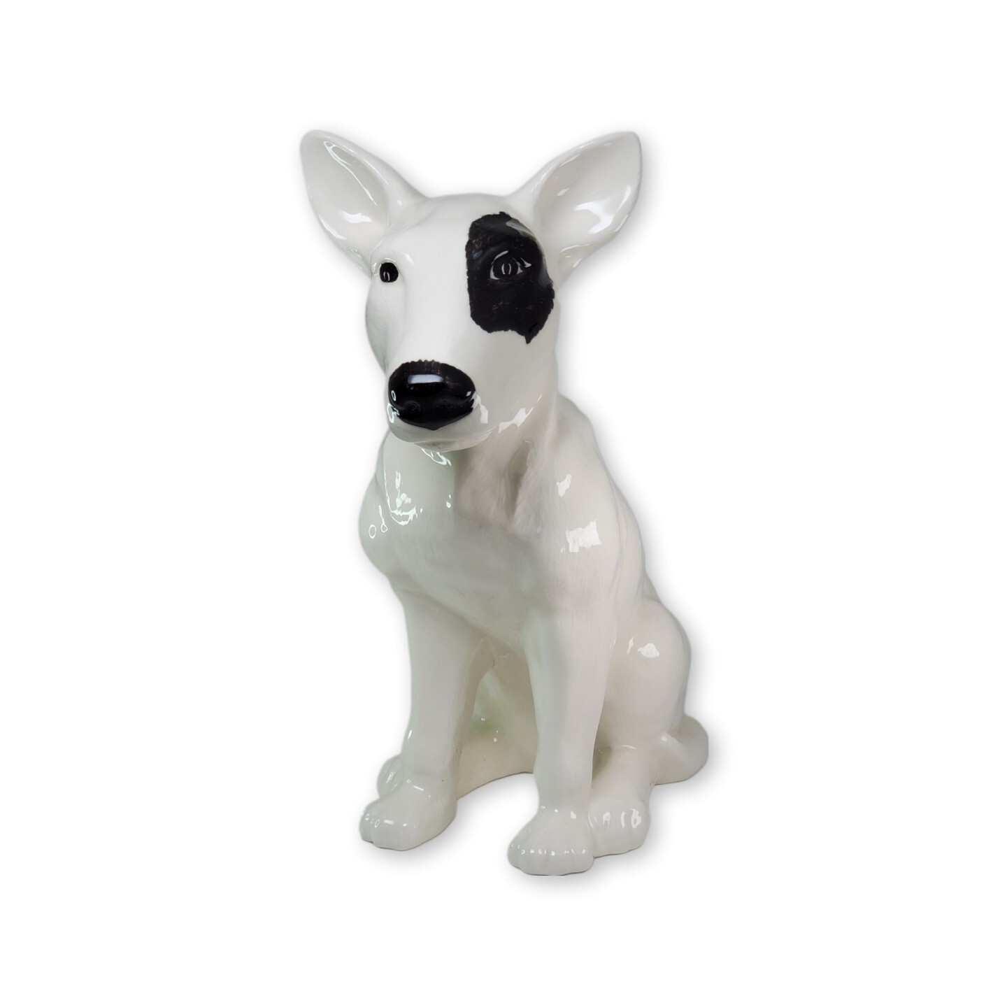 VTG Spuds McKenzie Ceramic Figurine Decoration Bull Terrier Budweiser 12 1/2