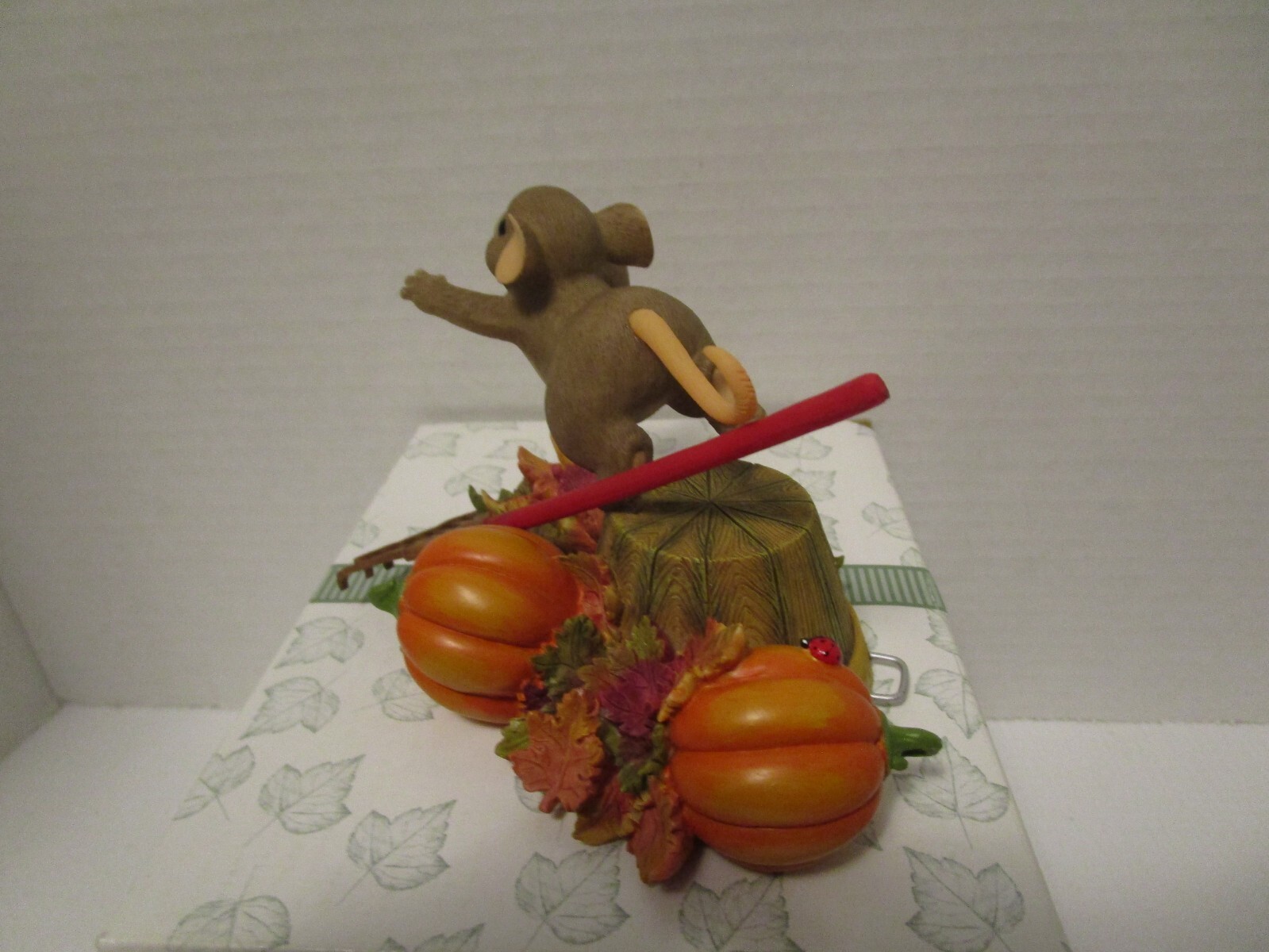 Charming Tails ~ Dive Right In ~ Fall Raking Leaves 85/118 Fitz and Floyd