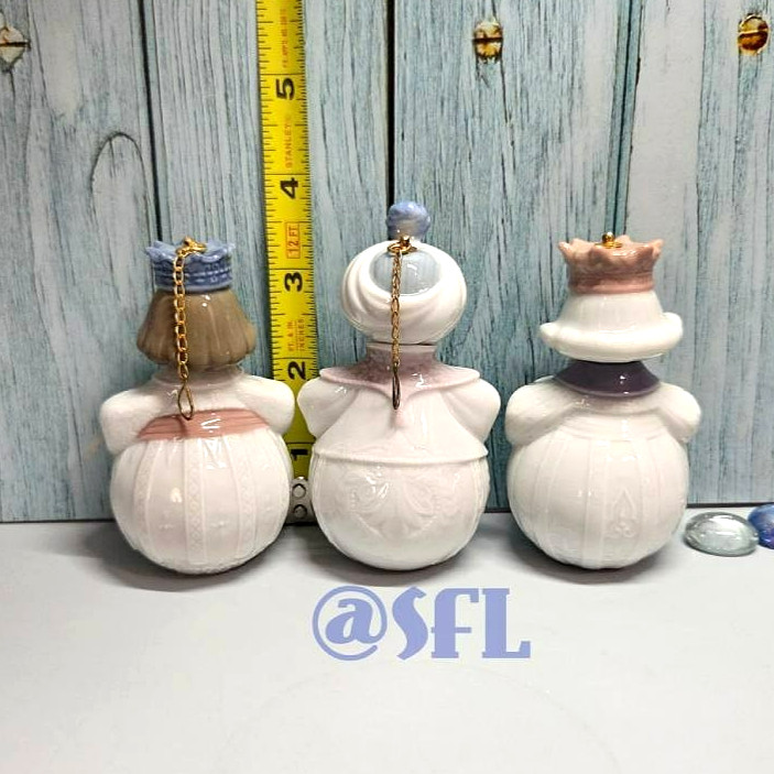 Vtg Lladro King Melchor Wise Men Christmas Ornament Retired Decor Collectible