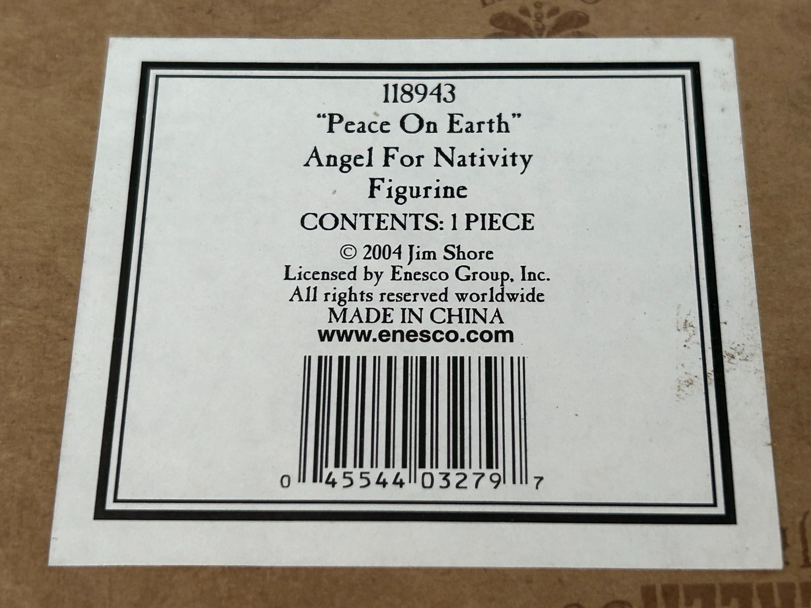 CIJ JIM SHORE Heartwood Creek PEACE ON EARTH Flying ANGEL For Nativity & BOOK