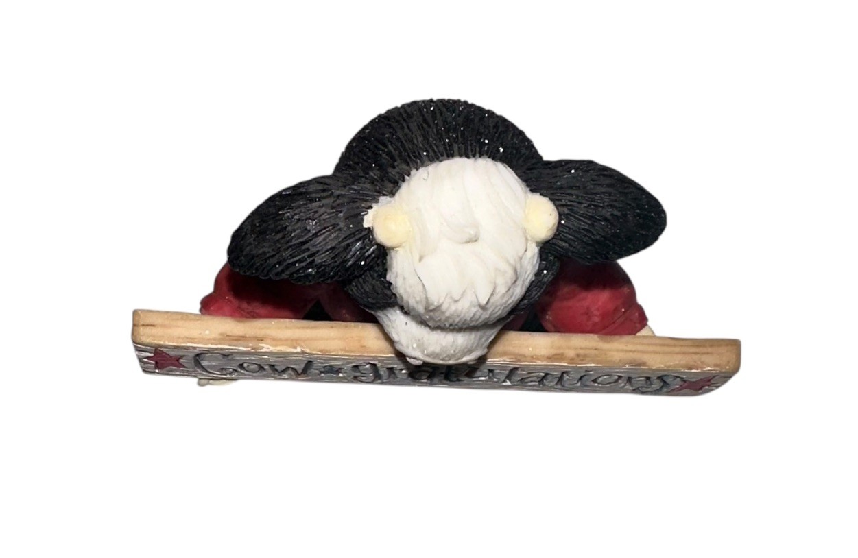 Mary’s Moo Moos 114597 I Offer You My Cow Gratulations Boy Cow With Sign