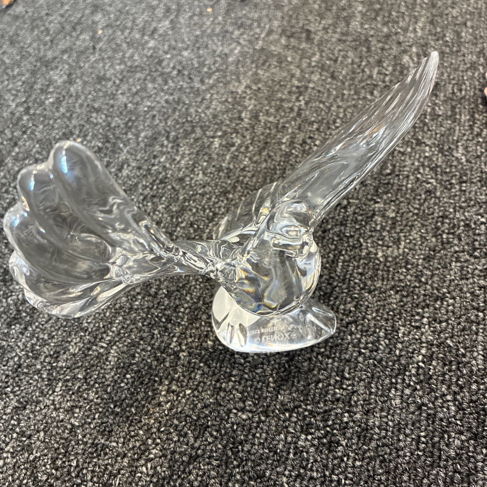 Lenox 5 1/2″ First Edition Full Crystal Bird in Flight (Made in Germany)