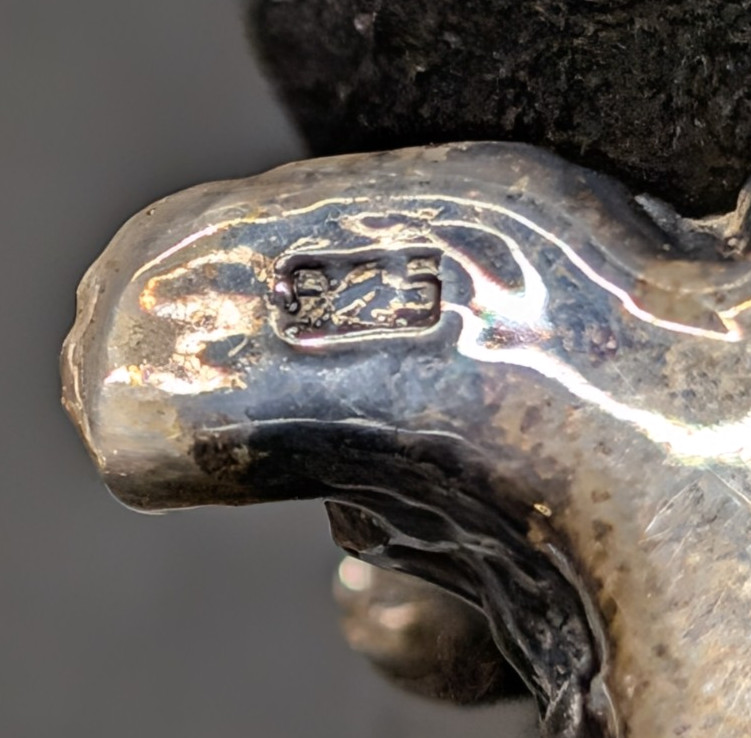 Vintage 2″ Sitting Bear Figurine Sterling Silver 925 Made Israel Collectible 25g