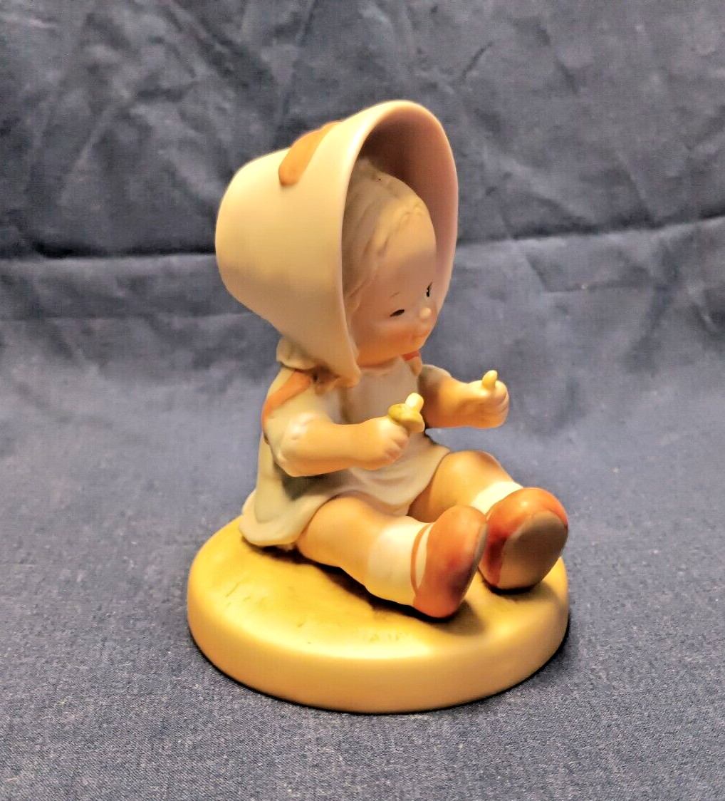Enesco Memories of Yesterday “Luck at Last, He Loves Me!” 1989 Vtg figure 520217