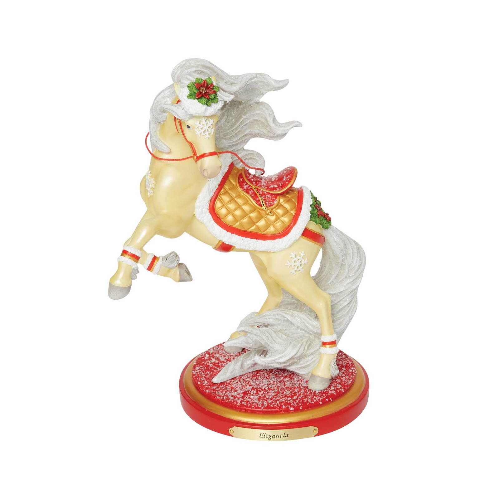 The Trail of Painted Ponies Christmas Elegancia Figurine, 10.3 Inch, Multicolor