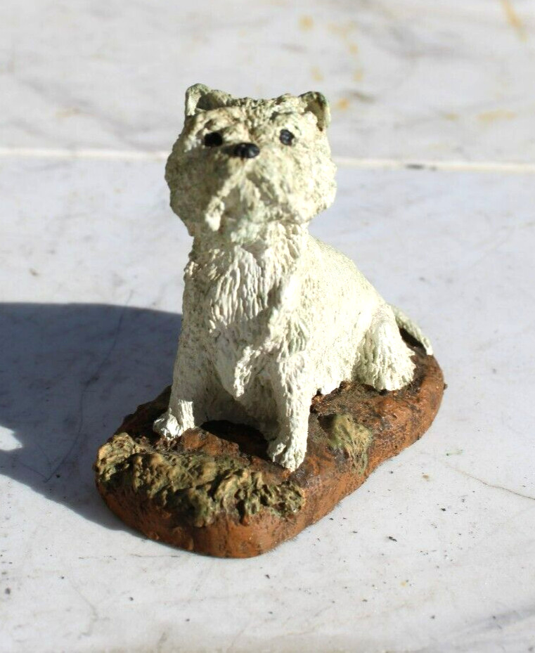 Cold Cast Bronze White Westie Terrier Dog by Marsha Richardson Kennel Collection