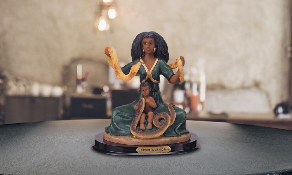 7.5″H Santa Martha the Dominadora Lady Holy Figurine Home Decor Unique Gift