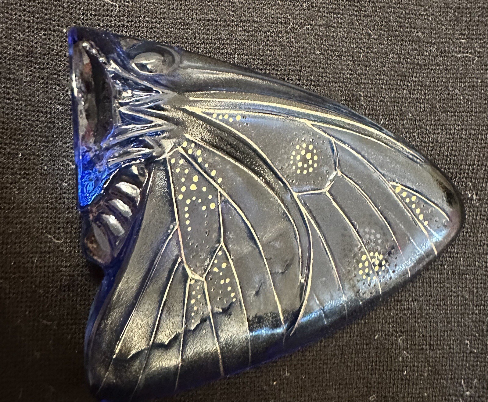 Lalique crystal butterfly figurines vary colors