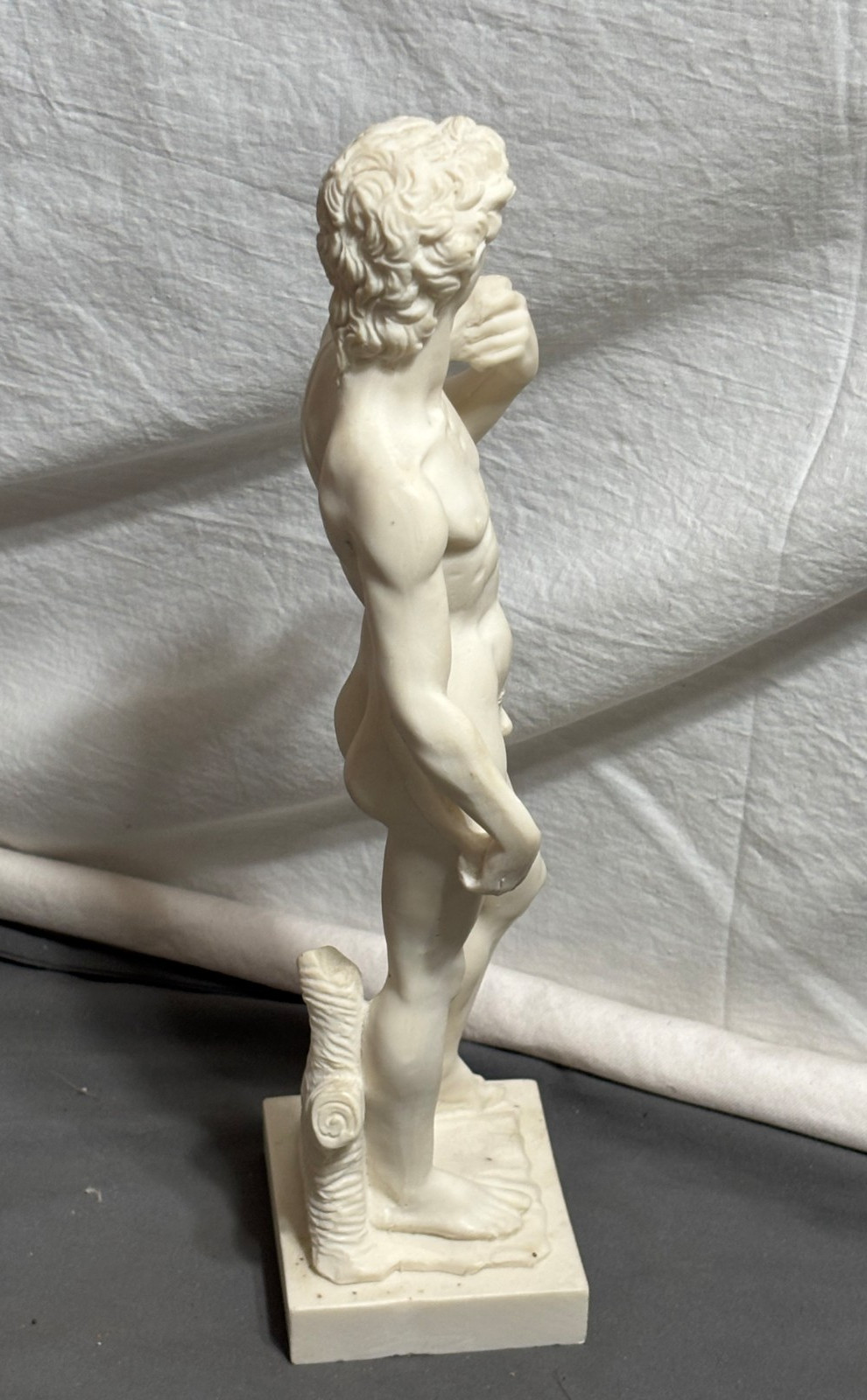 Vtg 11 DAVID nude male sculpture statue figure Michelangelo resin marble UNKNOWN