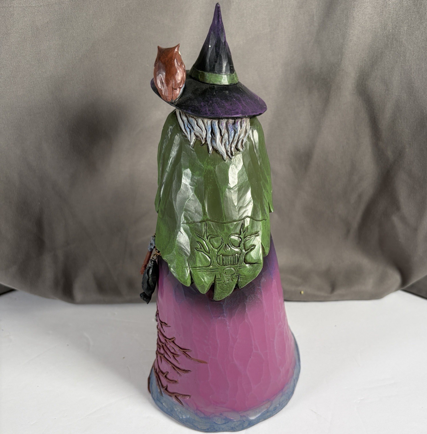 Jim Shore Wickedness Awaits Figure Witch Cat Gate 2013 Heartwood Creek Box