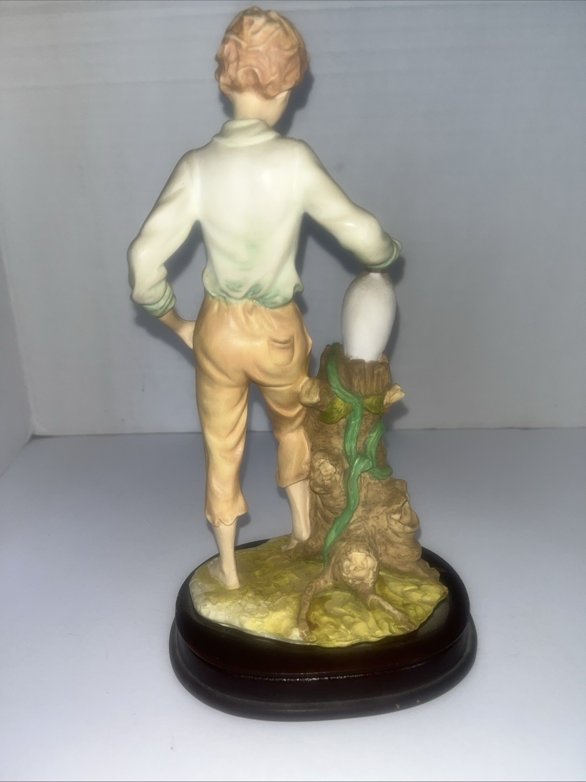 The Mirella Collection Boy with Water Pitcher 10” DaVinci Collection wood base