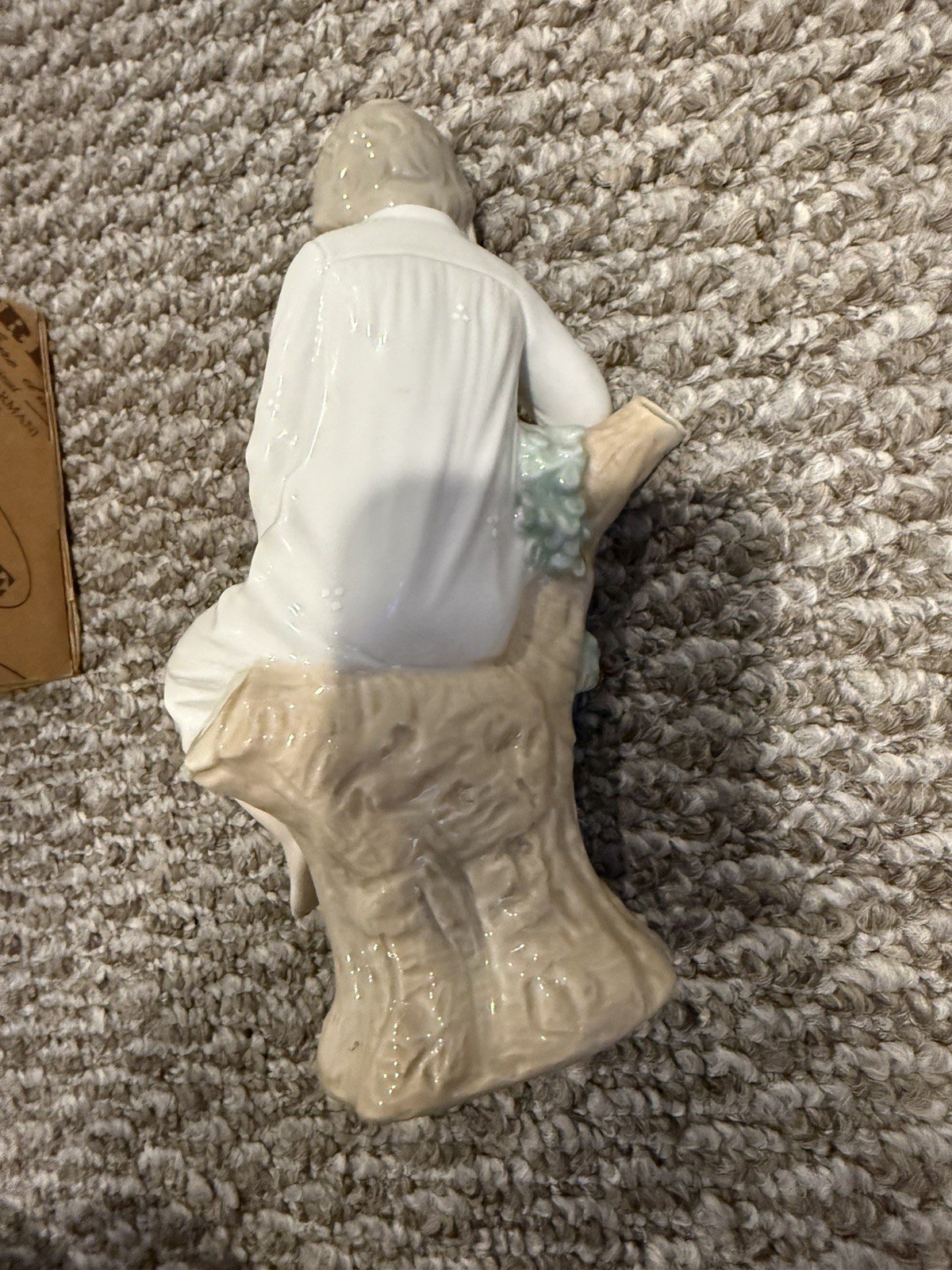 Vintage Lladro The Thinker Little Boy Porcelain Figurine #4876