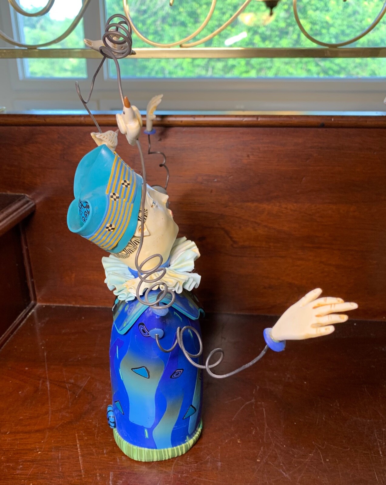 OOAK WHIMSICAL POLYMER DECORATIVE TEAPOT SCULPTURE BY LAURA BALOMBINI!