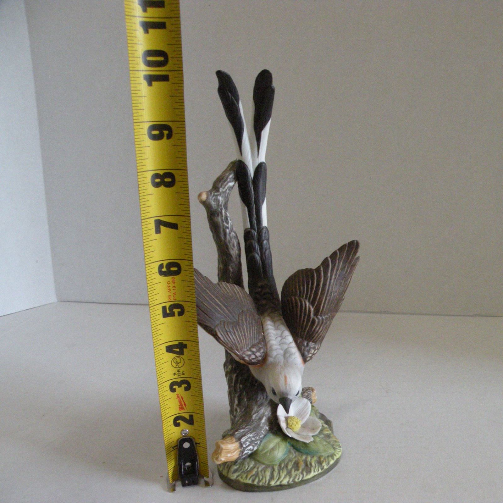 Vintage Scissor-Tailed Flycatcher 1986 Homco Masterpiece Porcelain Figurine