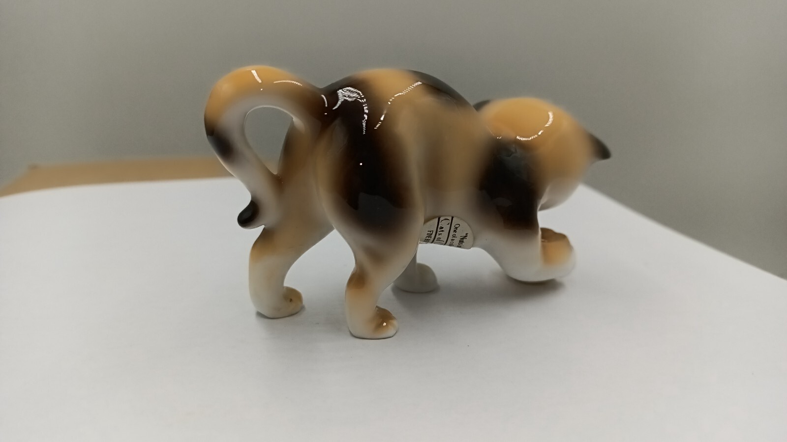 Danbury Mint Cats of Character “NUTS IN MAY ” Porcelain Cat Figurine