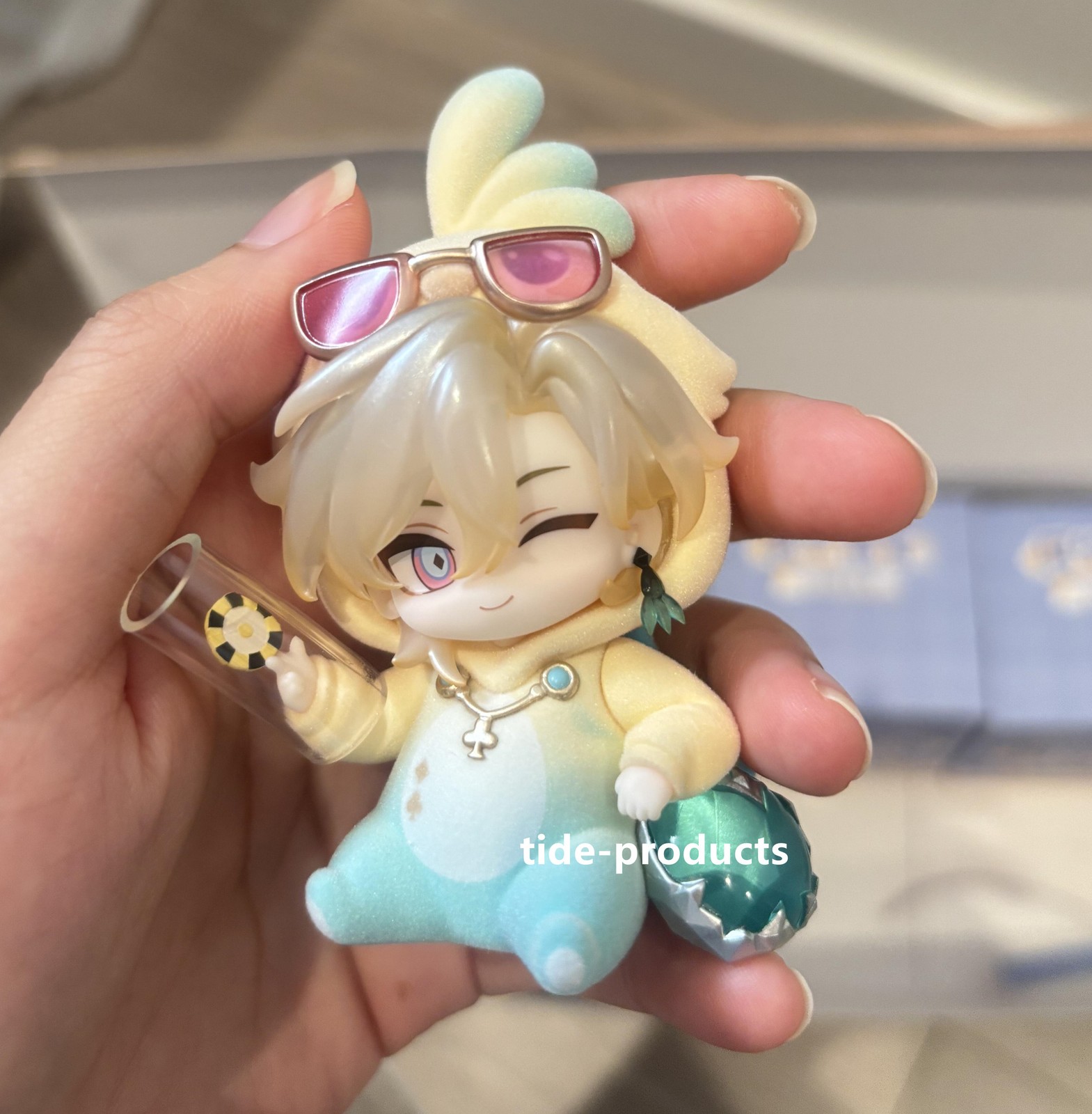 miHoYo Official Honkai: Star Rail Boys Dorm Dr. Ratio Aventurine Figure Toy Doll
