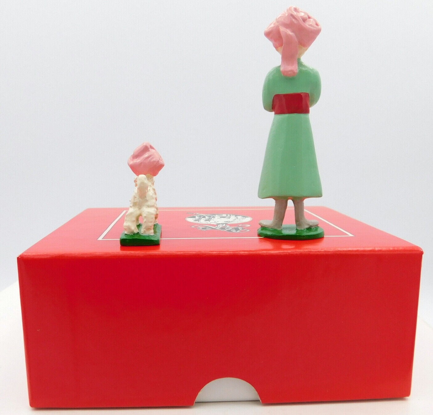 Pixi Tintin Figurine 4523 “Tintin Milou Turban” 1992 Rare Metal Cigars Figure