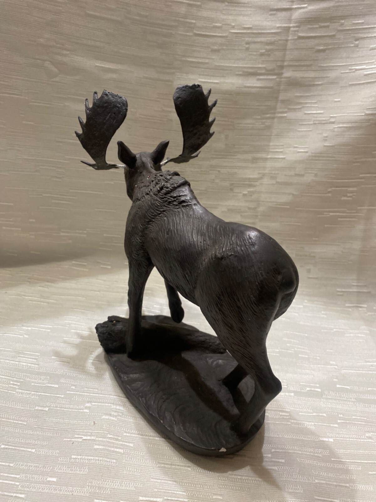 Moose Statue Figure CHESAPEAKE REPRODUCTIONS Made in USA 8”T 8.5”L
