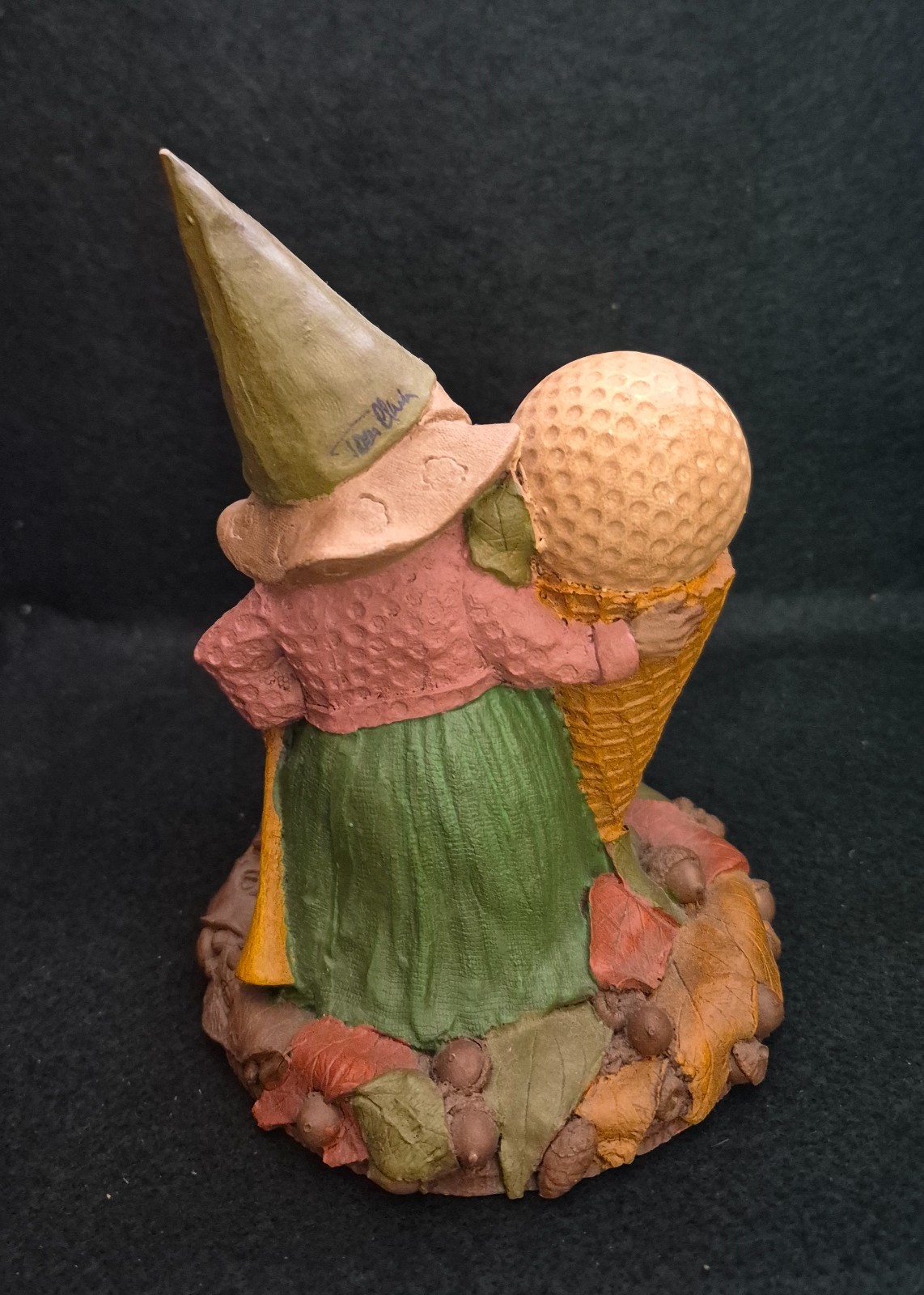 Tom Clark Cairn Gnome BABE Signed Edition 70 1988 Golf Ball in Ice Cream Cone