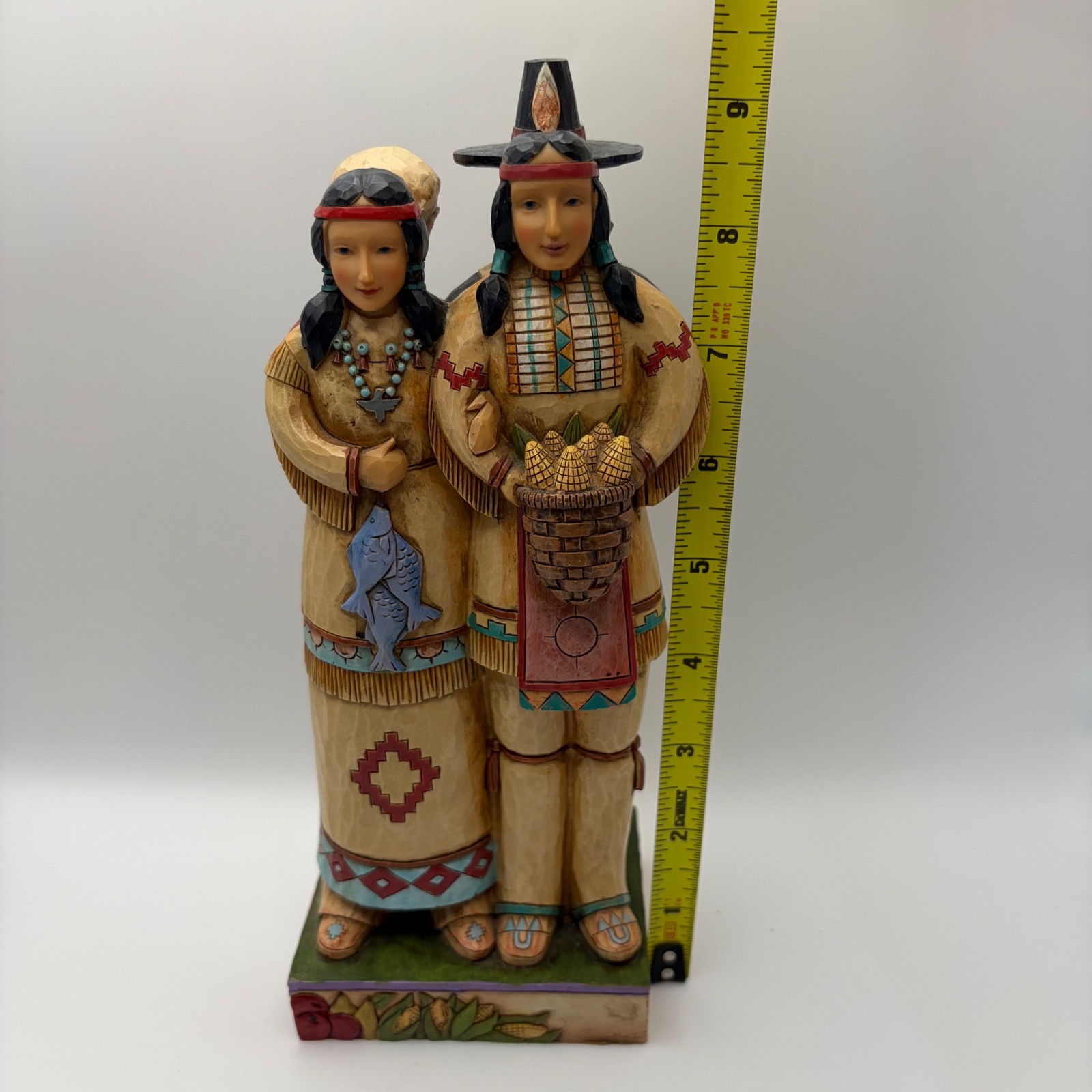 Jim Shore Heartwood Creek Forging New Friendships Thanksgiving Figurine 4027801