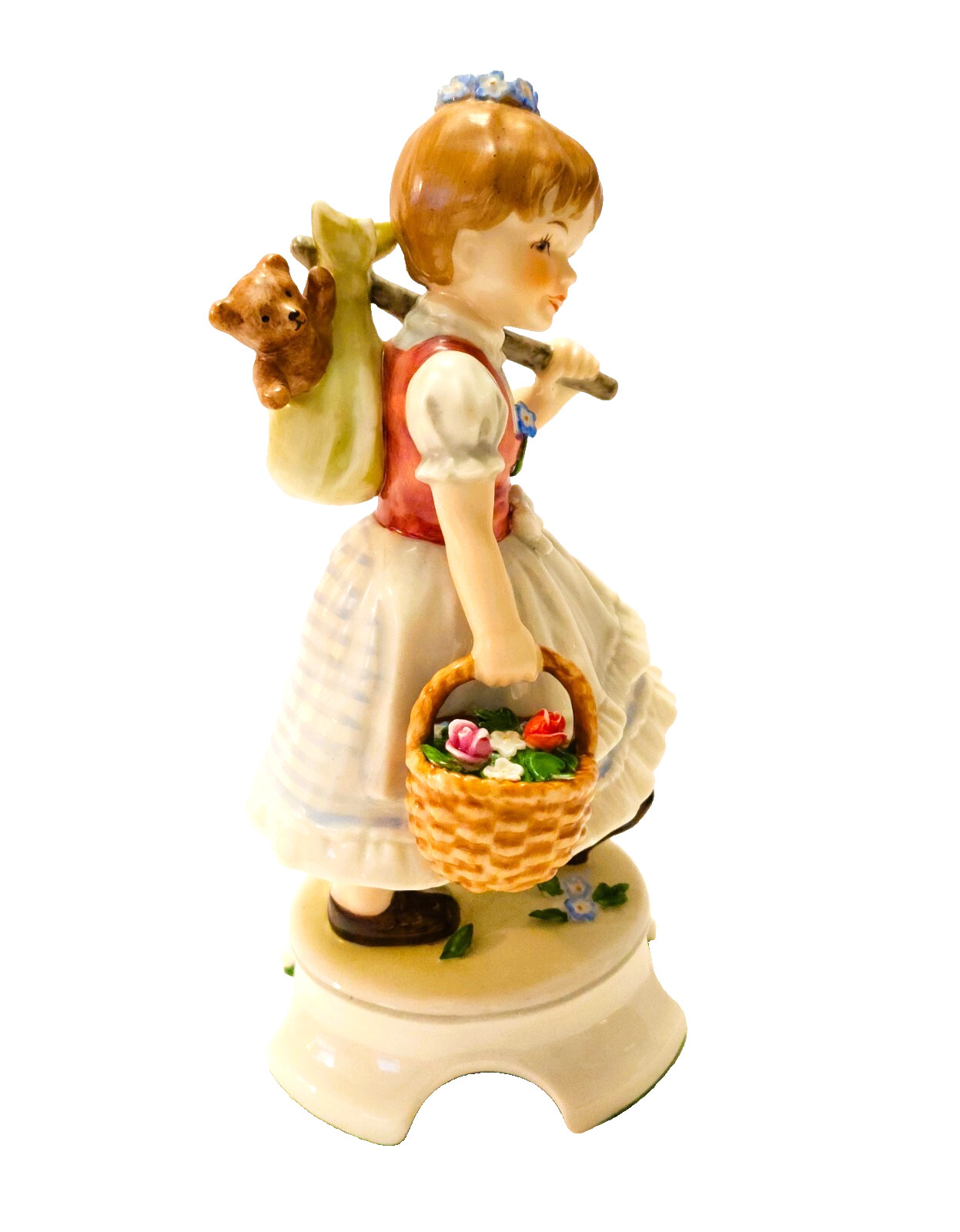 Vintage Goebel Lore Figurine “Garden Princess” Porcelain #240 8.25″ Tall VGC