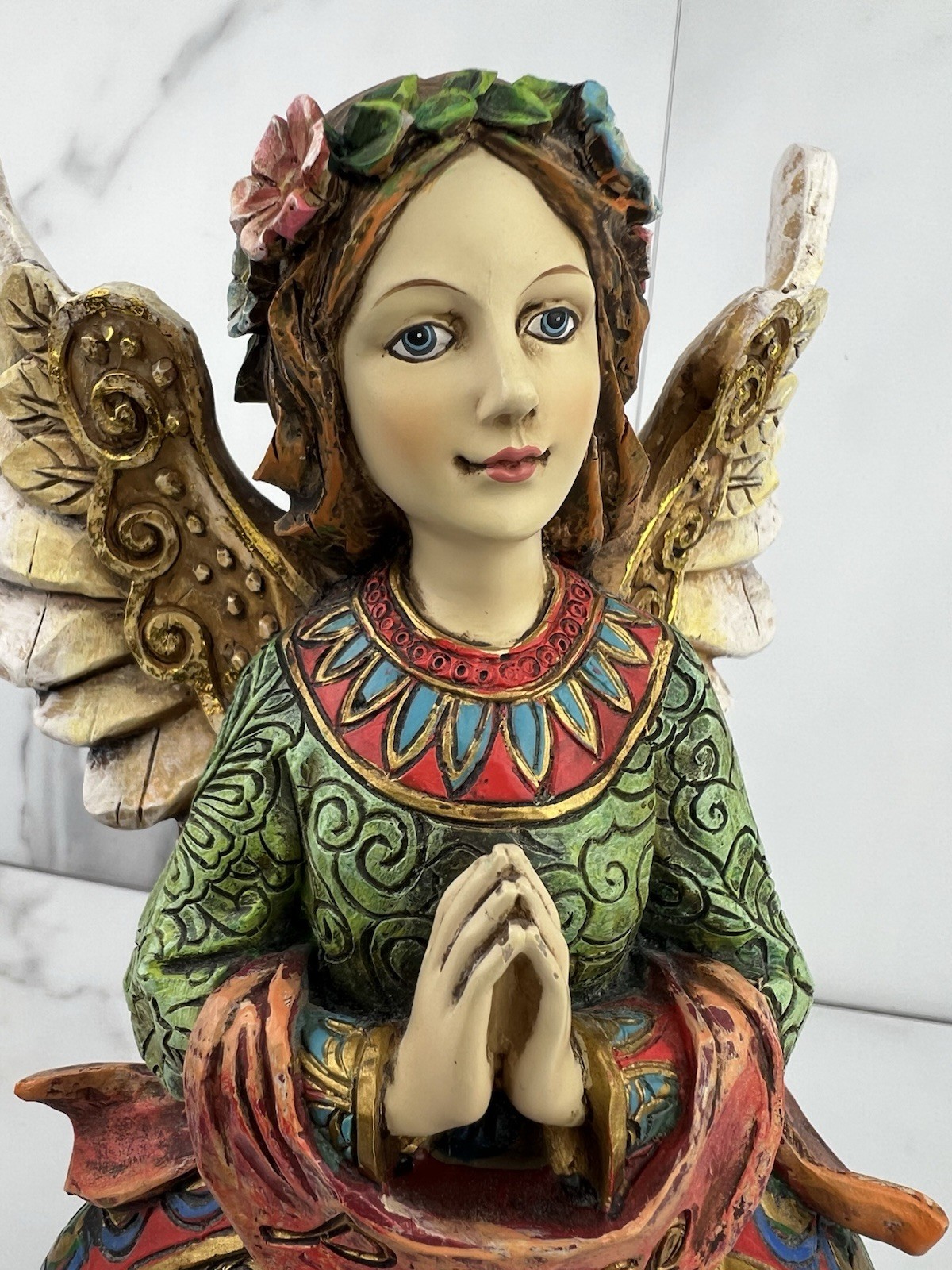Angel “Peace” Nativity Scene Figurine 8.5” – Roman Inc. Vintage 2005