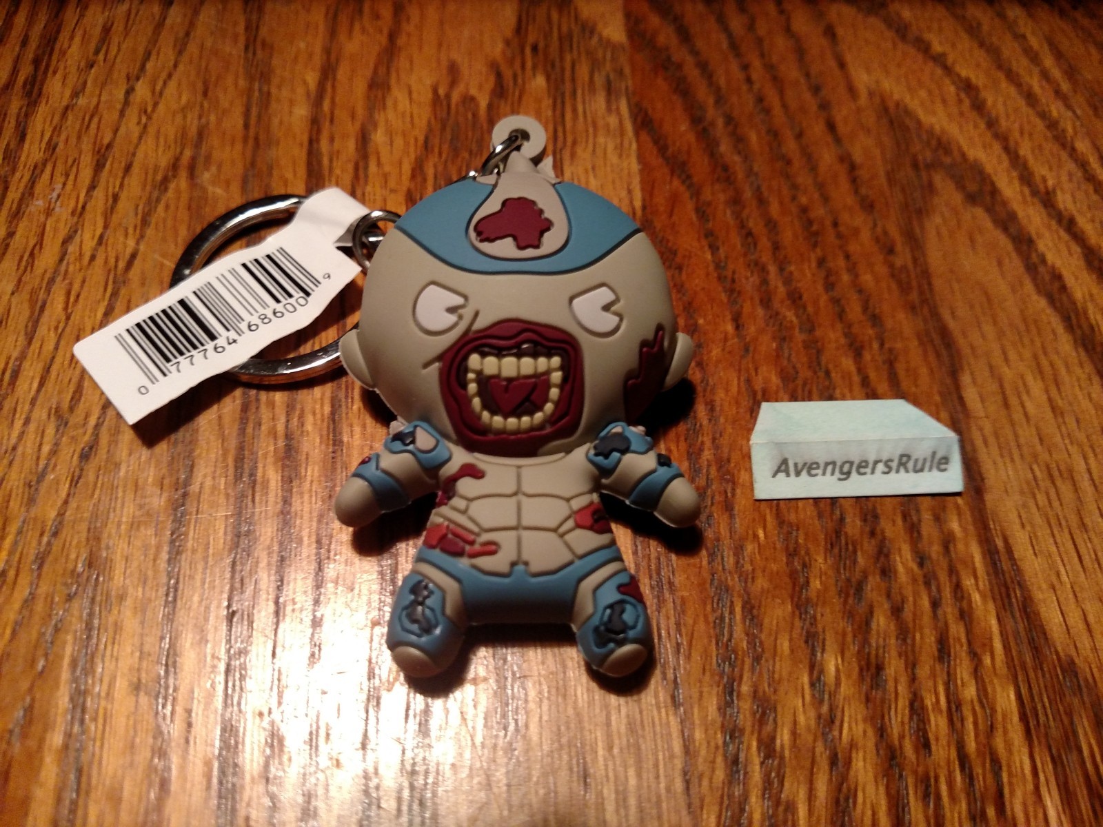 Marvel Collectors Figural Keyring Series Villain Zombies 3 Inch Rhino