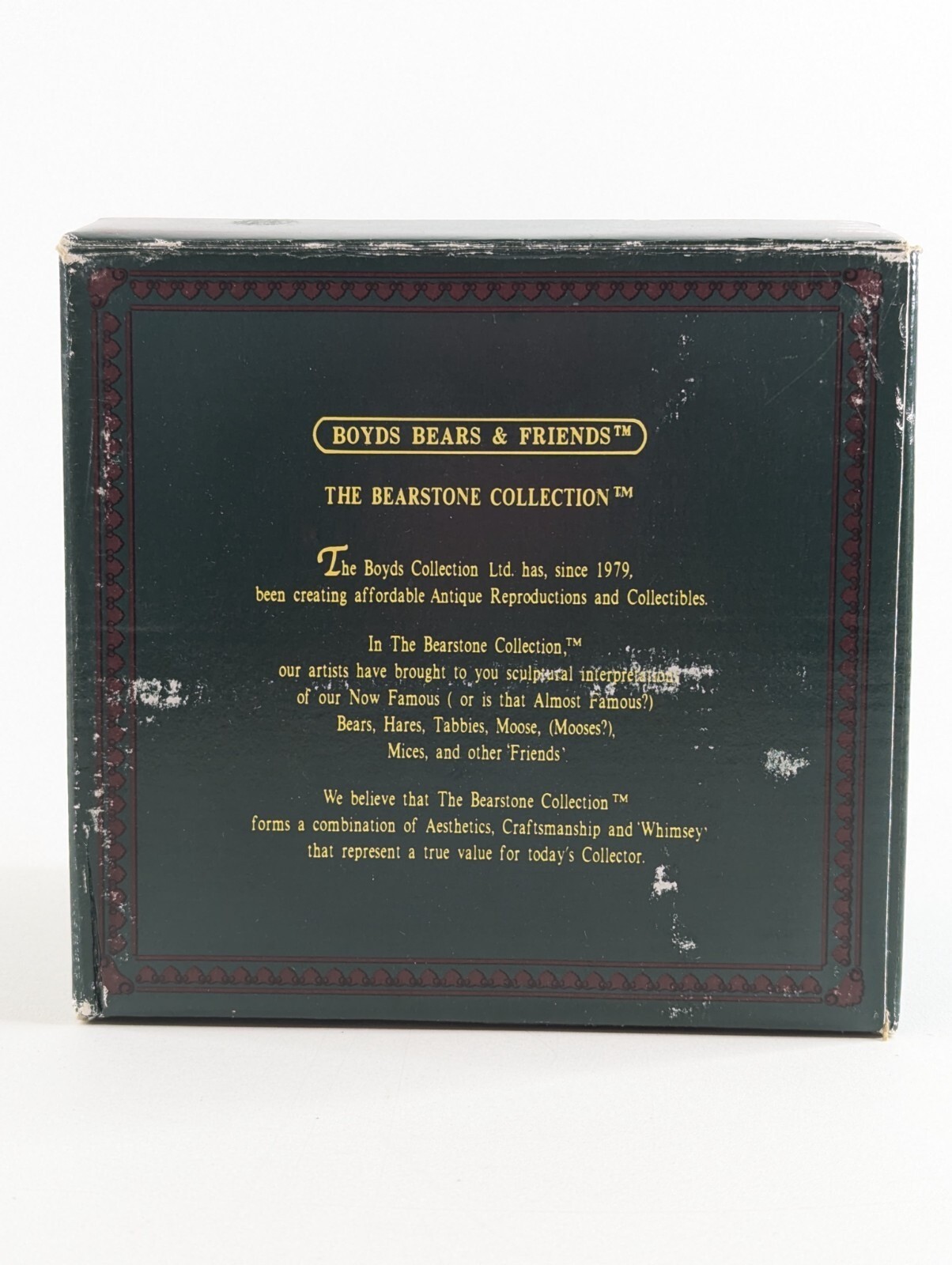 Boyds Bears THE COLLECTOR Figurine 227707 – 1997 1st Edition #96 Resin w Box