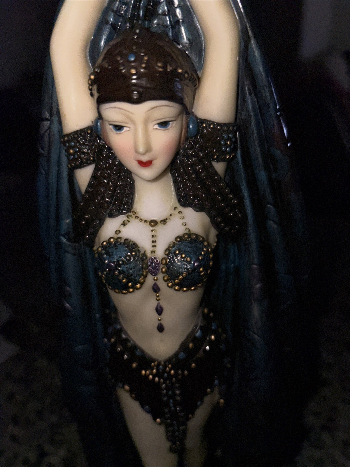 Object Elegance Collection Dance of the Seven Figurine Belly Dancer