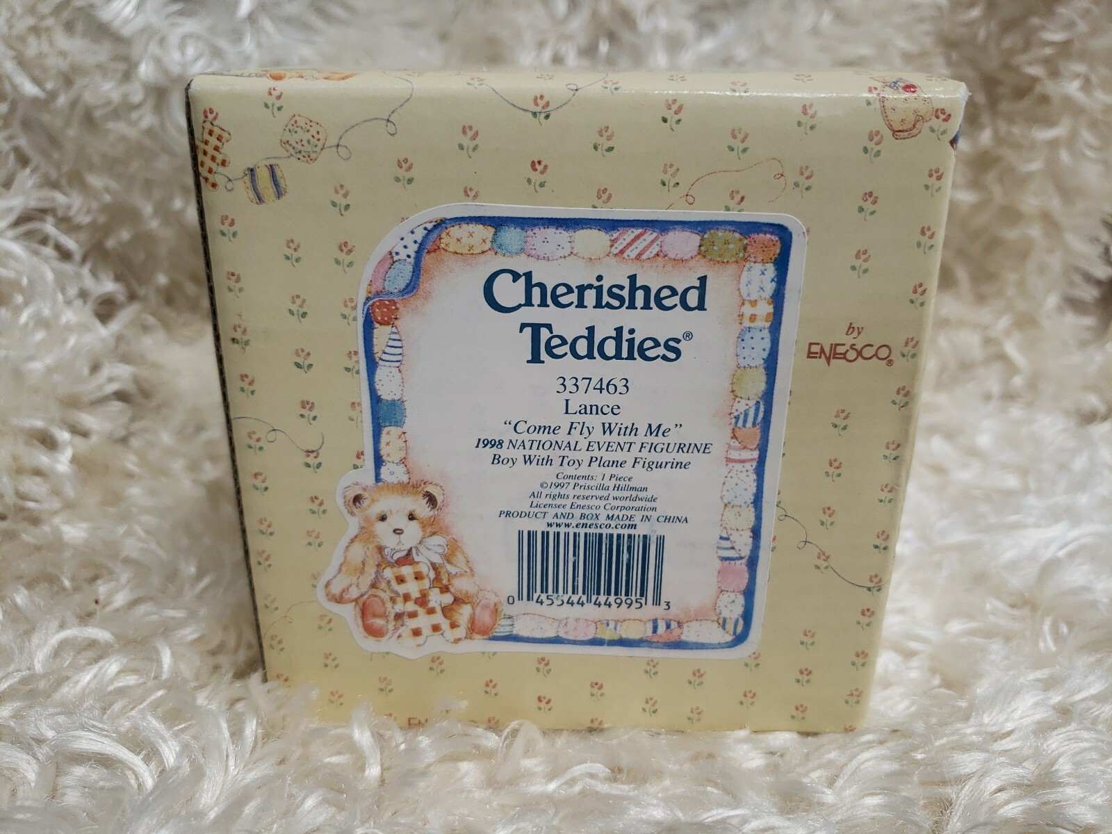 LANCE 1998 Cherished Teddies Come Fly With Me #337463 NOB
