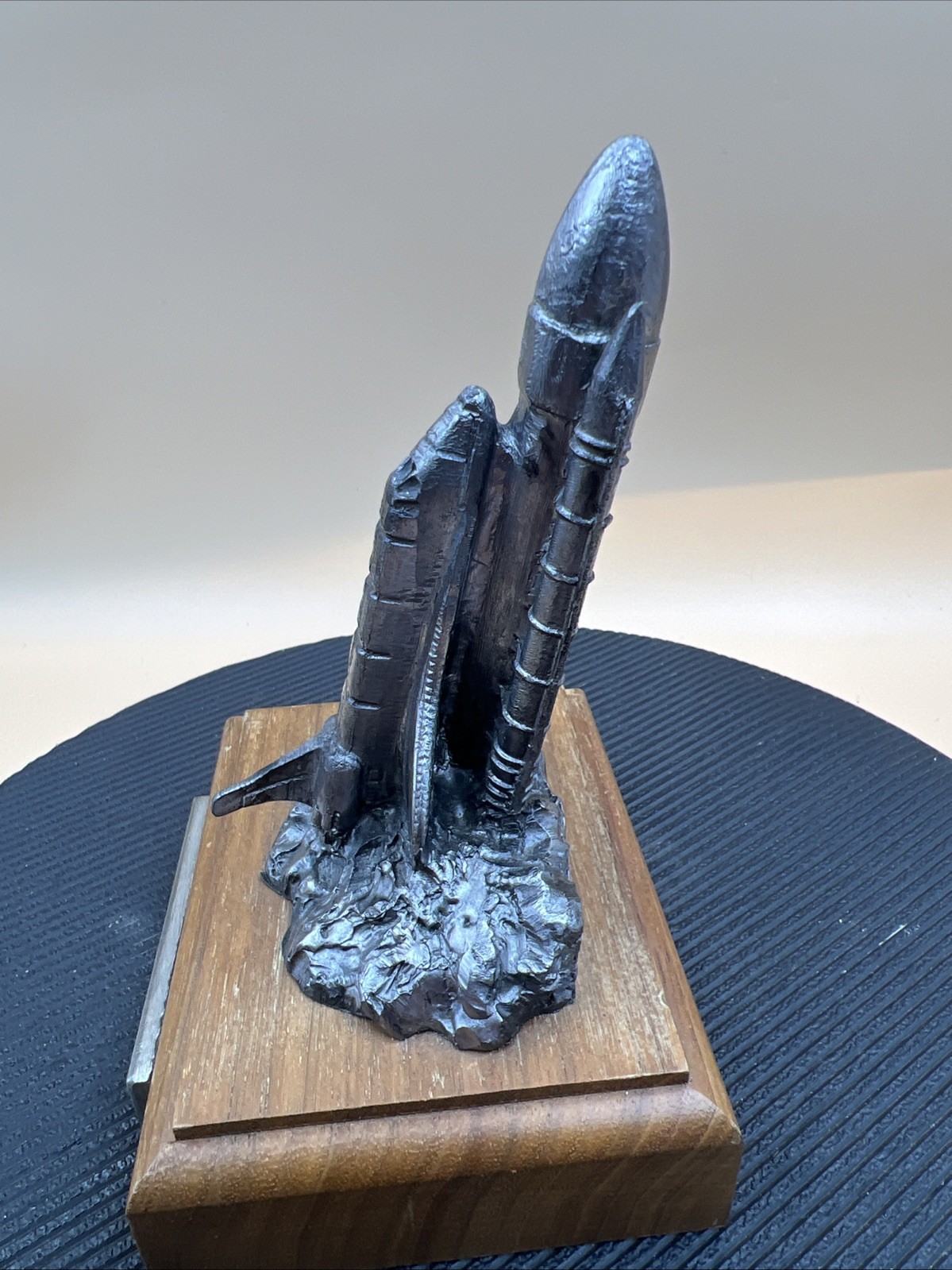NASA Columbia Space Shuttle Launch Ricker Pewter Statue SIGNED 316/750