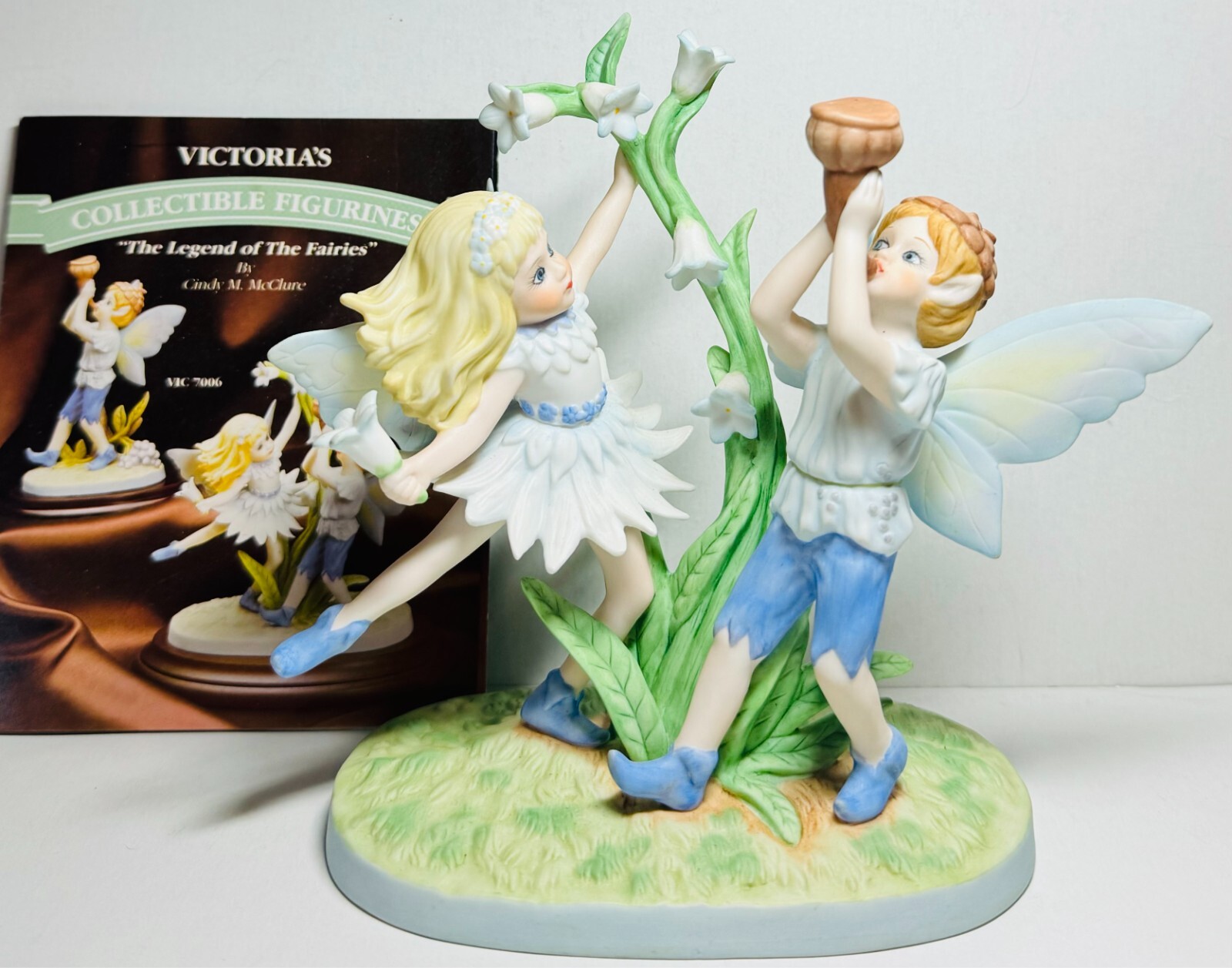 VTG Cindy McClure VICTORIA #7001 BLUEBELL & ELDERBERRY FAIRIES LTD ED 190/1500