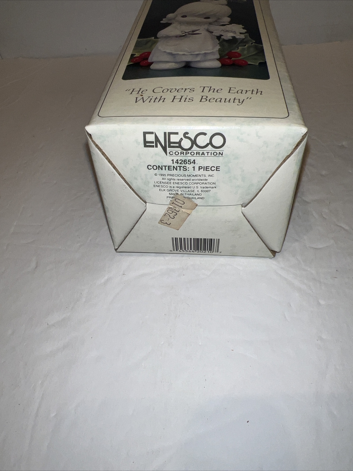 ENESCO Precious Moments HE COVERS THE EARTH WITH HIS BEAUTY 1995 142654 Ornament