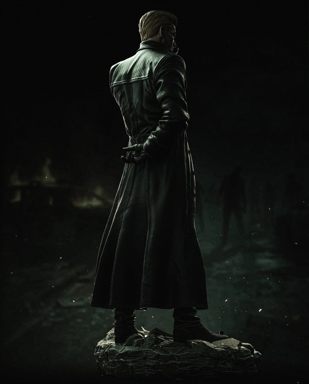 Albert Wesker Resident Evil Hand Painted Collectible Display Model Figure