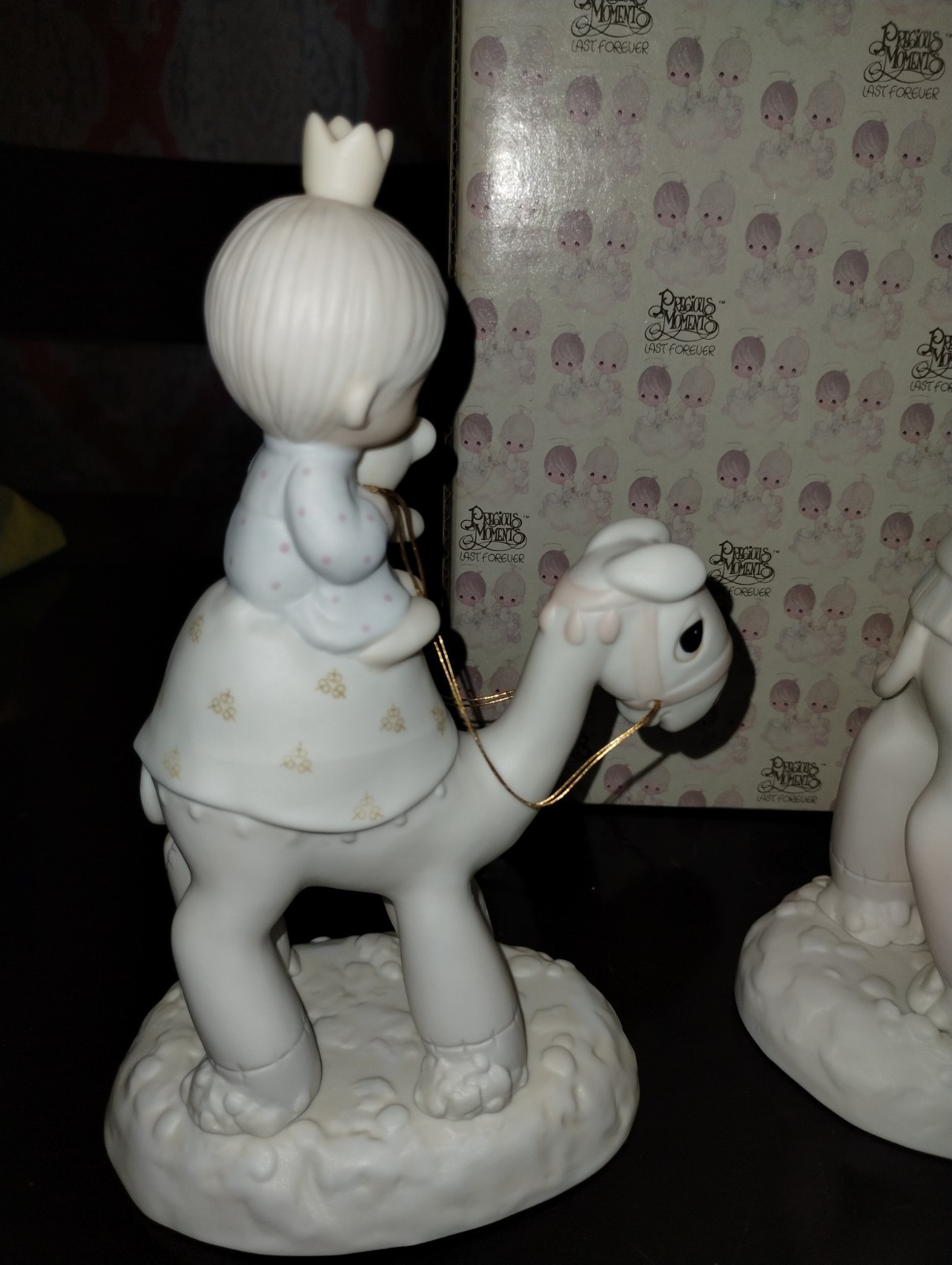 Precious Moments Nativity THEY FOLLOWED THE STAR E-5624 Wisemen/Camels EXCELLENT