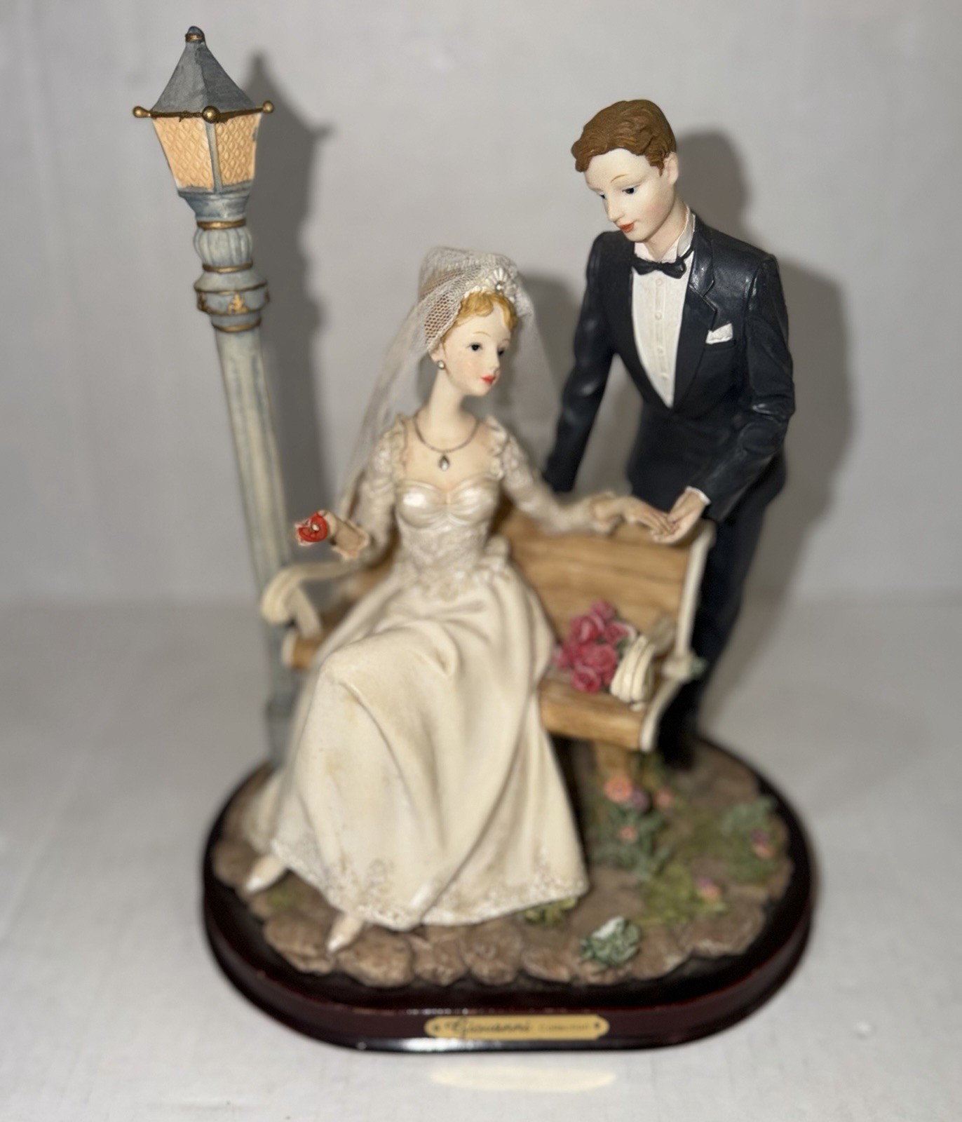 Giovanni collection the proposal figurine Gorgeous Bride Groom Ring Vintage