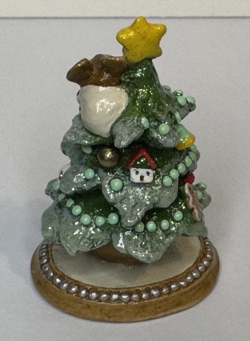 Wee Forest Folk Figurine TREE ALONE Mouse In Christmas TREE M-240a MINT