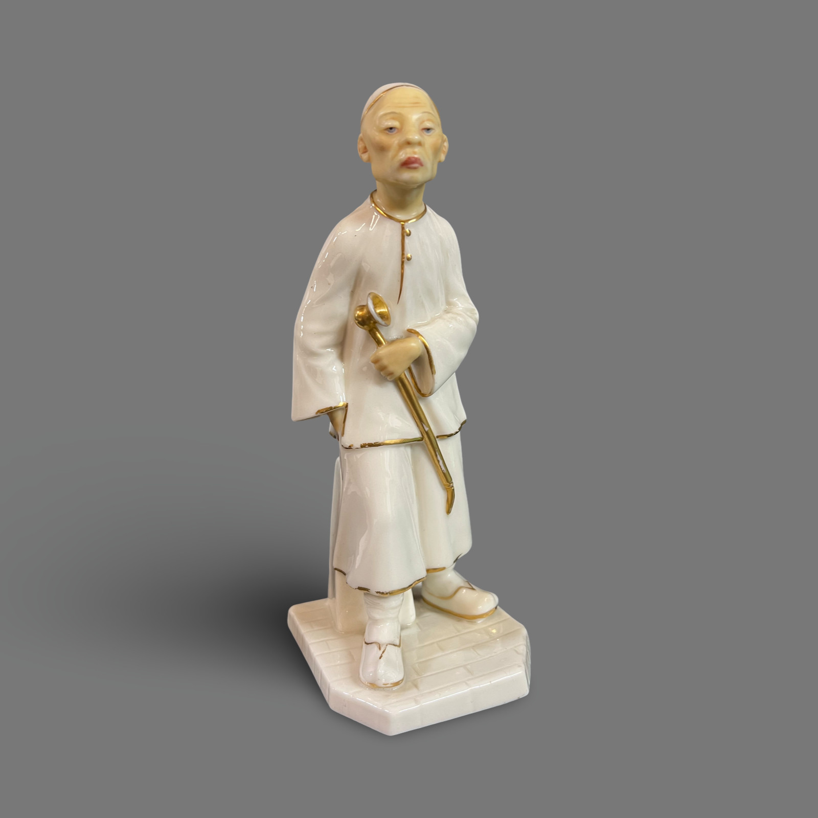 1882 Royal Worcester The Chinese Man #837 From The Countries Around The World
